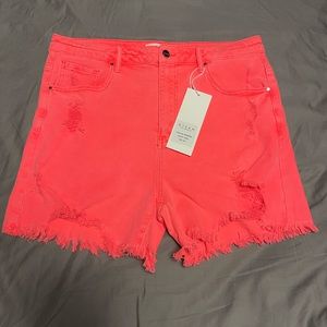 Risen Hot Coral Shorts